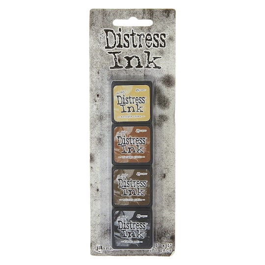 6 Packs: 4 ct. (24 total) Tim Holtz® Mini Distress Ink Pads, Kit 3
